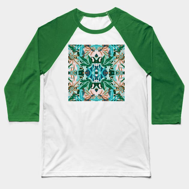 Jungle Abstraction / Wilderness Decor Baseball T-Shirt by matise